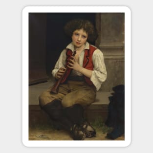 Pifferaro by William-Adolphe Bouguereau Magnet